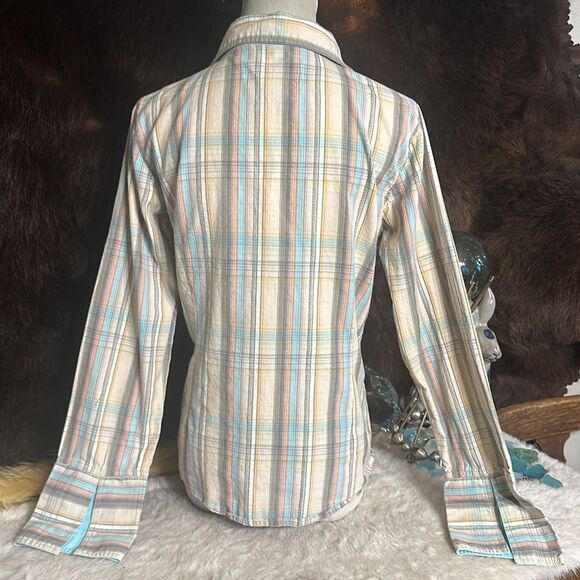 Tasha Polizzi button down shirt M (5375) - Picture 5 of 7